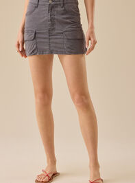 Saylor Cargo Mini Skirt Detail 2 - TULLABEE