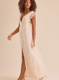 Elina Sequin Maxi Dress Detail 5 - TULLABEE