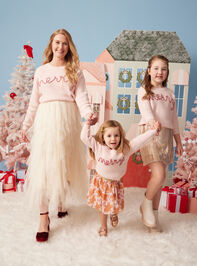 Merry Candy Cane Baby Sweater - TULLABEE
