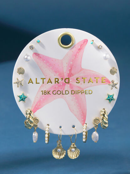 Under The Sea Earring Set - TULLABEE