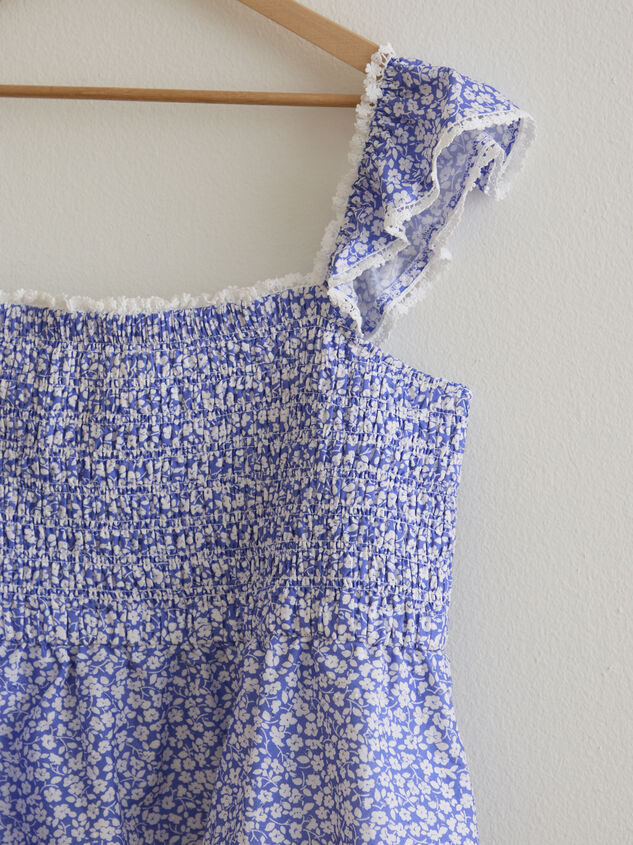 Indie Smocked Babydoll Top Detail 2 - TULLABEE