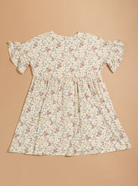 Leonie Floral Toddler Dress by Rylee + Cru Detail 2 - TULLABEE