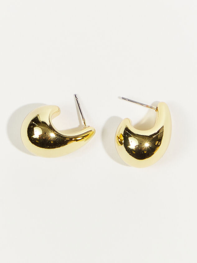 Nugget Hoop Earrings Detail 2 - TULLABEE