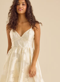 Novalee Satin Mini Dress Detail 2 - TULLABEE