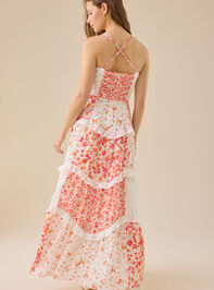 Adernlia Floral Maxi Dress Detail 5 - TULLABEE