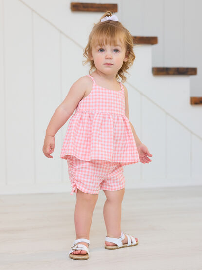 Gracie Gingham Shirt Set - TULLABEE