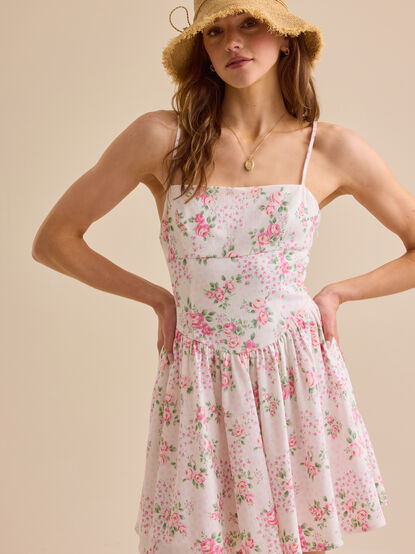 Tadley Floral Mini Dress - TULLABEE