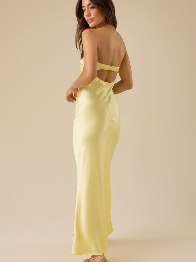Paityn Strapless Maxi Dress Detail 4 - TULLABEE