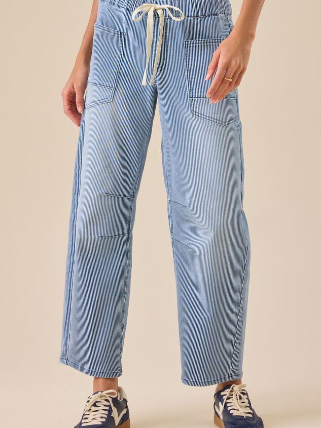 Sadie Barrel Pant Detail 4 - TULLABEE