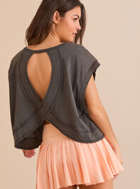 Moonlit Circle Back Tee Detail 2 - TULLABEE