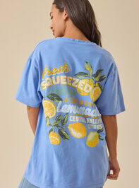 Sweet Lemonade Graphic Tee Detail 2 - TULLABEE