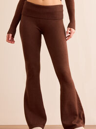 Serene Sprint Foldover Flare Pant Detail 3 - TULLABEE