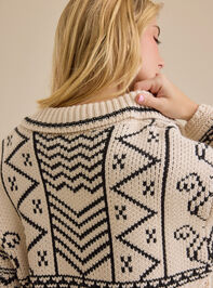 Naya Fairisle Cardigan Detail 5 - TULLABEE