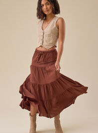 Lorie Midi Skirt Detail 6 - TULLABEE