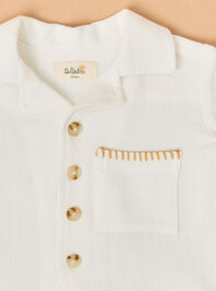 Milo Whipstitch Button Up Detail 2 - TULLABEE