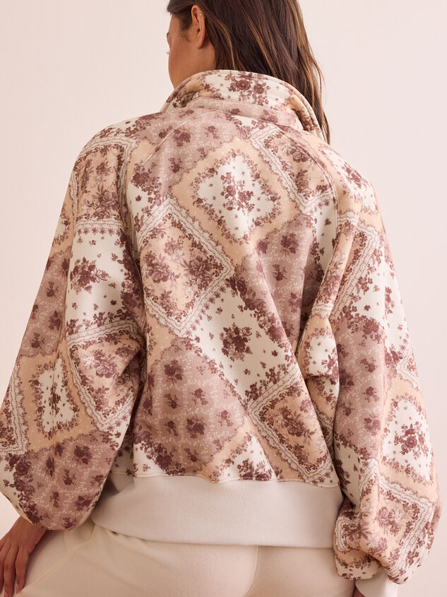 Garden Stroll Balloon Sleeve Pullover Detail 5 - TULLABEE