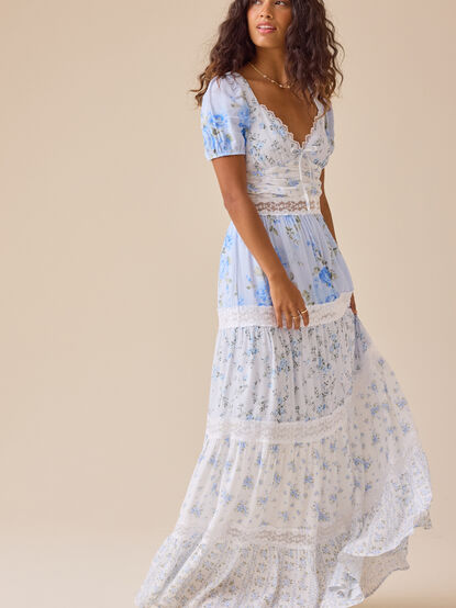 Hanna Floral Maxi Dress - TULLABEE