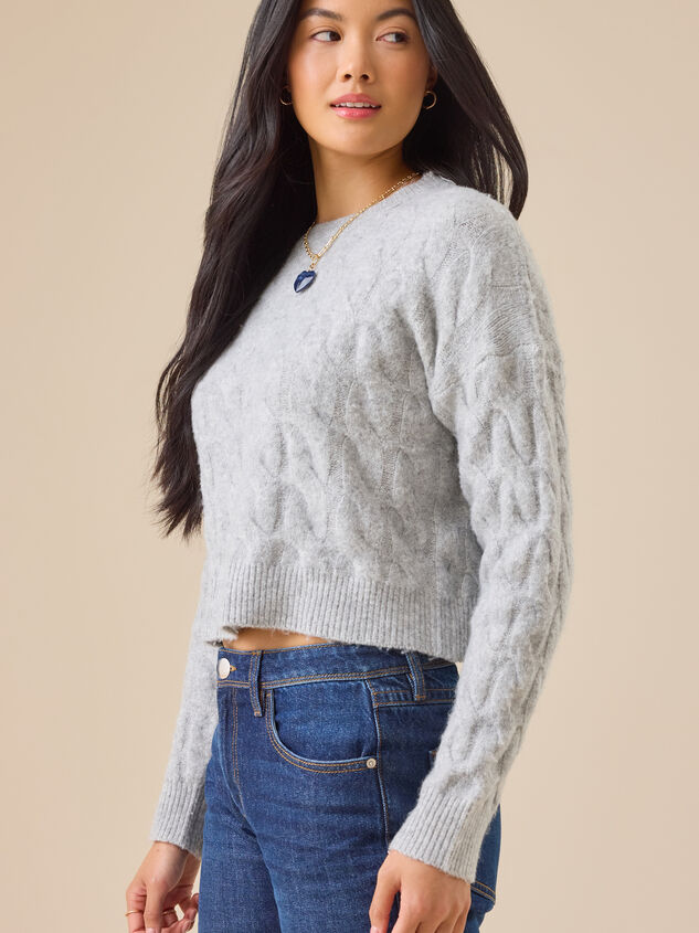 Jane Cable Sweater Detail 4 - TULLABEE