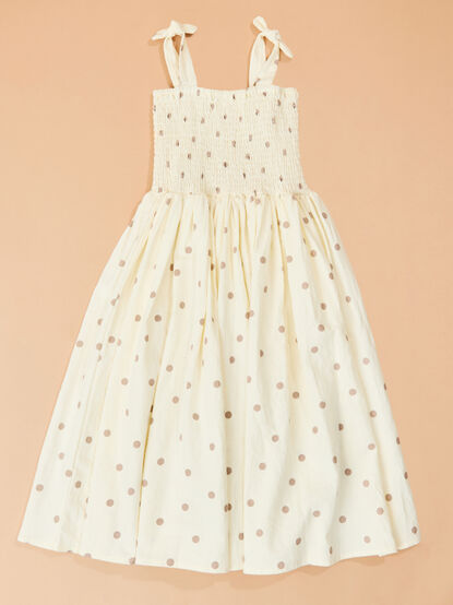 Laura Dot Smock Dress - TULLABEE