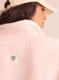 Cozy Ascent Fleece Quarter Zip Detail 5 - TULLABEE