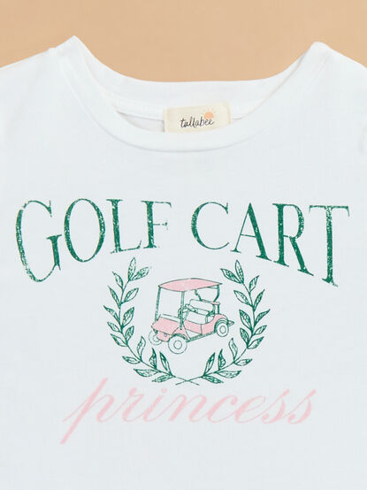 Golf Cart Princess Graphic Tee - TULLABEE