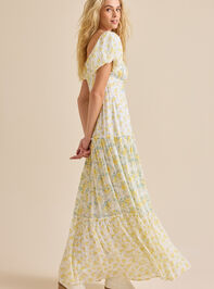 Delilah Floral Maxi Dress Detail 3 - TULLABEE