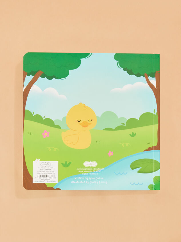 Plush Duck Book by Mudpie Detail 3 - TULLABEE