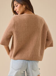 Greda Boxy Button Up Sweater Detail 5 - TULLABEE