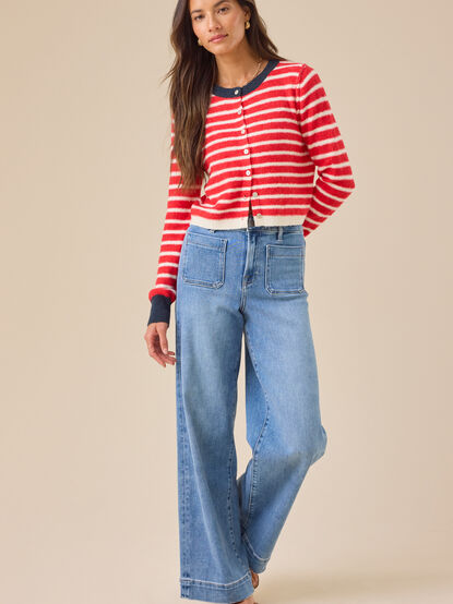 Hayden Stripe Cardigan - TULLABEE
