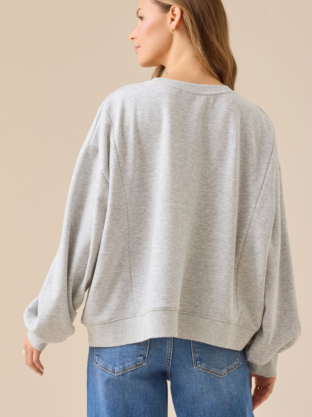 Altar'd State Patch Sweatshirt Detail 4 - TULLABEE