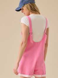 Sally Sleeveless Shortalls Detail 5 - TULLABEE