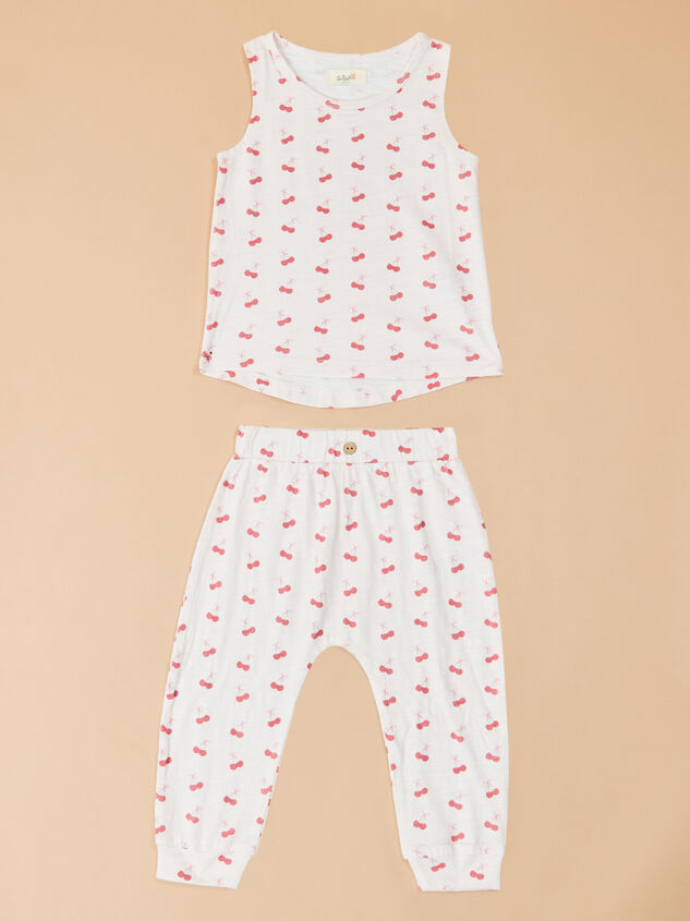 Cutie Cherry Tank and Pant Set - TULLABEE