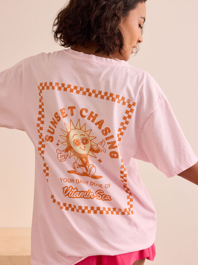 Vitamin Sea Oversized Graphic Tee Detail 5 - TULLABEE