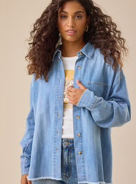 Dayna Button-Down Collared Top - TULLABEE