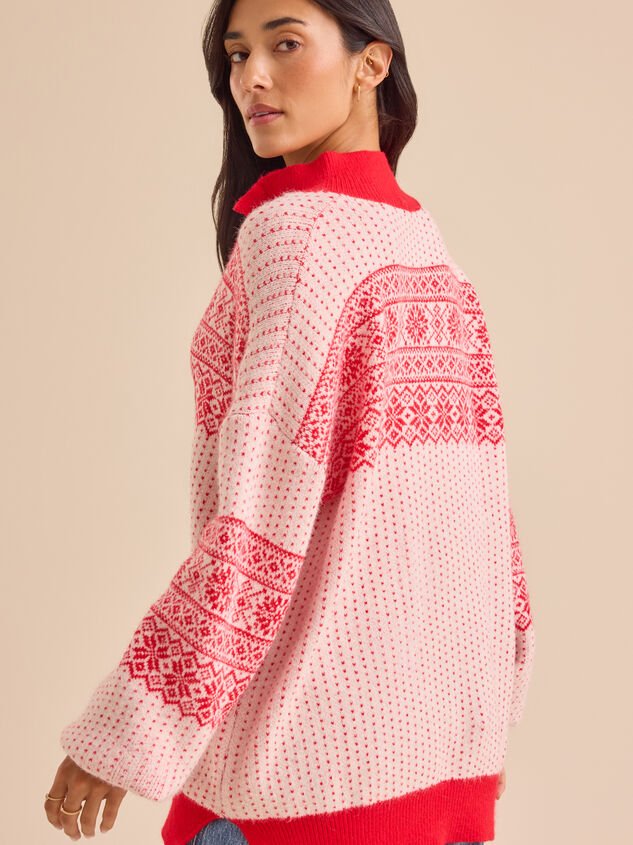 Winter Fairisle Sweater Detail 6 - TULLABEE