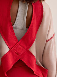 Moonlit Leopard Circle Back Long Sleeve Detail 6 - TULLABEE