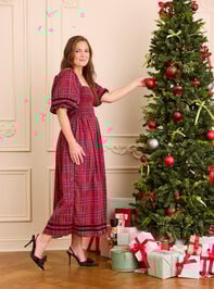 Marley Plaid Mama Dress Detail 7 - TULLABEE