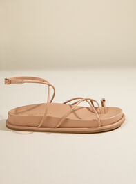 Roja Strappy Platform Sandal Detail 3 - TULLABEE