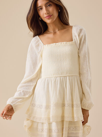 Pheebie Clipdot Mini Dress - TULLABEE