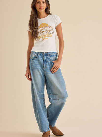 Fortworth Texas Baby Tee - TULLABEE