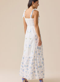 Devyn Floral Maxi Dress Detail 4 - TULLABEE
