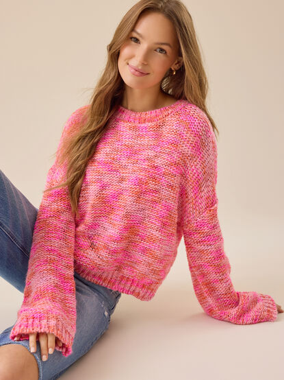 Poppy Bright Pullover Sweater - TULLABEE