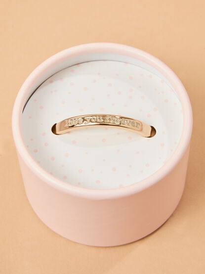 Love You Forever Bangle by Mud Pie - TULLABEE