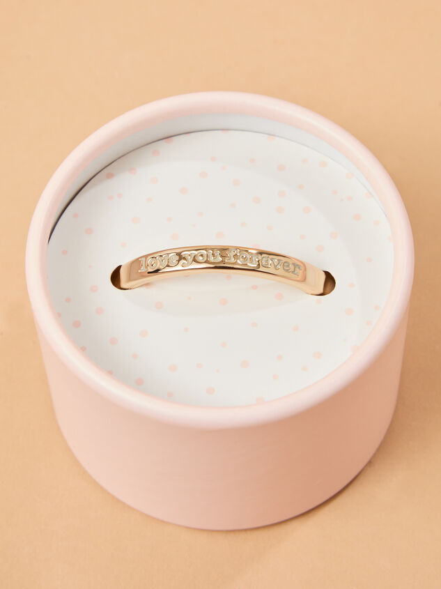 Love You Forever Bangle by Mud Pie Detail 2 - TULLABEE