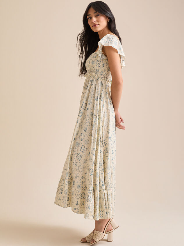Francesca Tile Dress by Rylee + Cru Detail 3 - TULLABEE