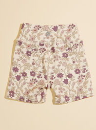 Kalea Floral Biker Shorts by Play X Play Detail 2 - TULLABEE