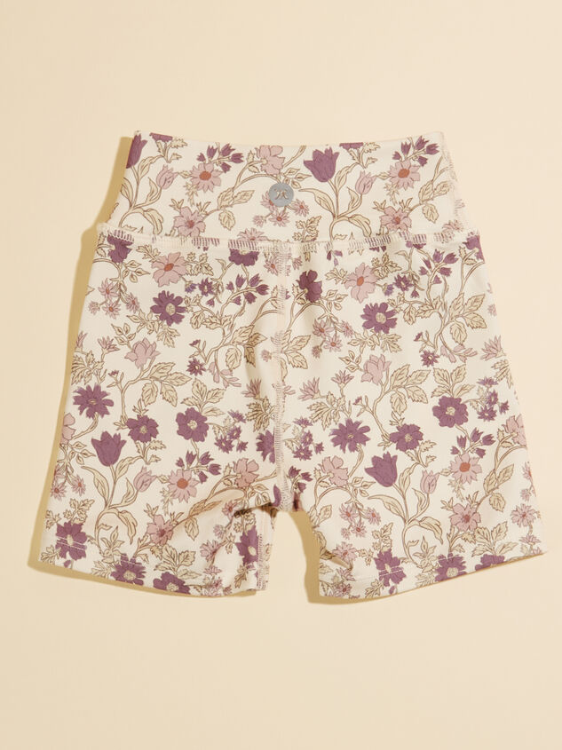 Kalea Floral Biker Shorts by Play X Play Detail 2 - TULLABEE