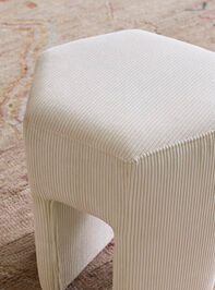 Fennel Upholstered Stool Detail 2 - TULLABEE