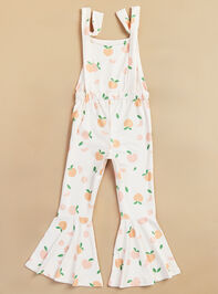 Georgia Peach Flare Jumpsuit Detail 2 - TULLABEE