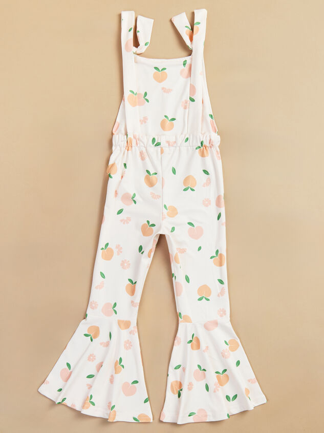 Georgia Peach Flare Jumpsuit Detail 2 - TULLABEE